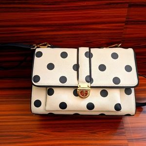 Brooks Brothers polka dots shoulder bag